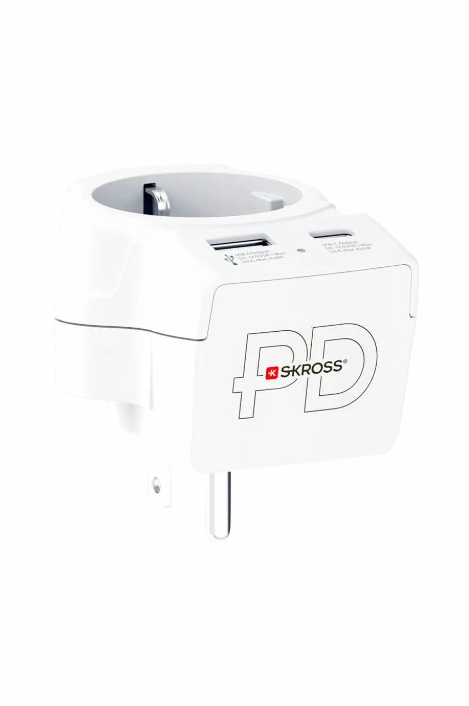 SKROSS Reiseadapter USB-A/USB-C 20W