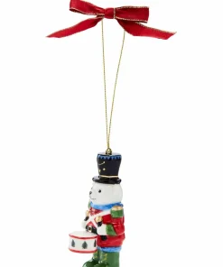 Spode Ornament Teddybjørn Nøtteknekker