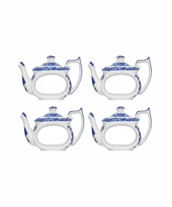 Spode Serviettringer Tekanne Blue Italian 6 cm, 4-pk.