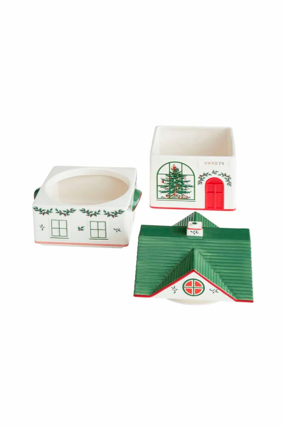 Spode Stabling av beholder Christmas Village