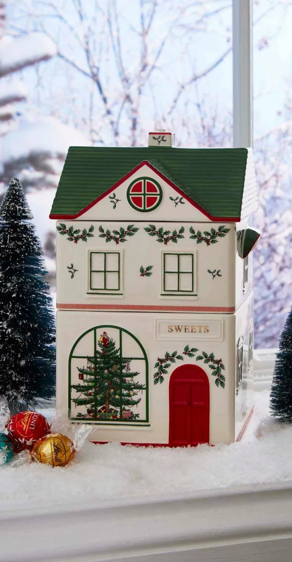 Spode Stabling av beholder Christmas Village