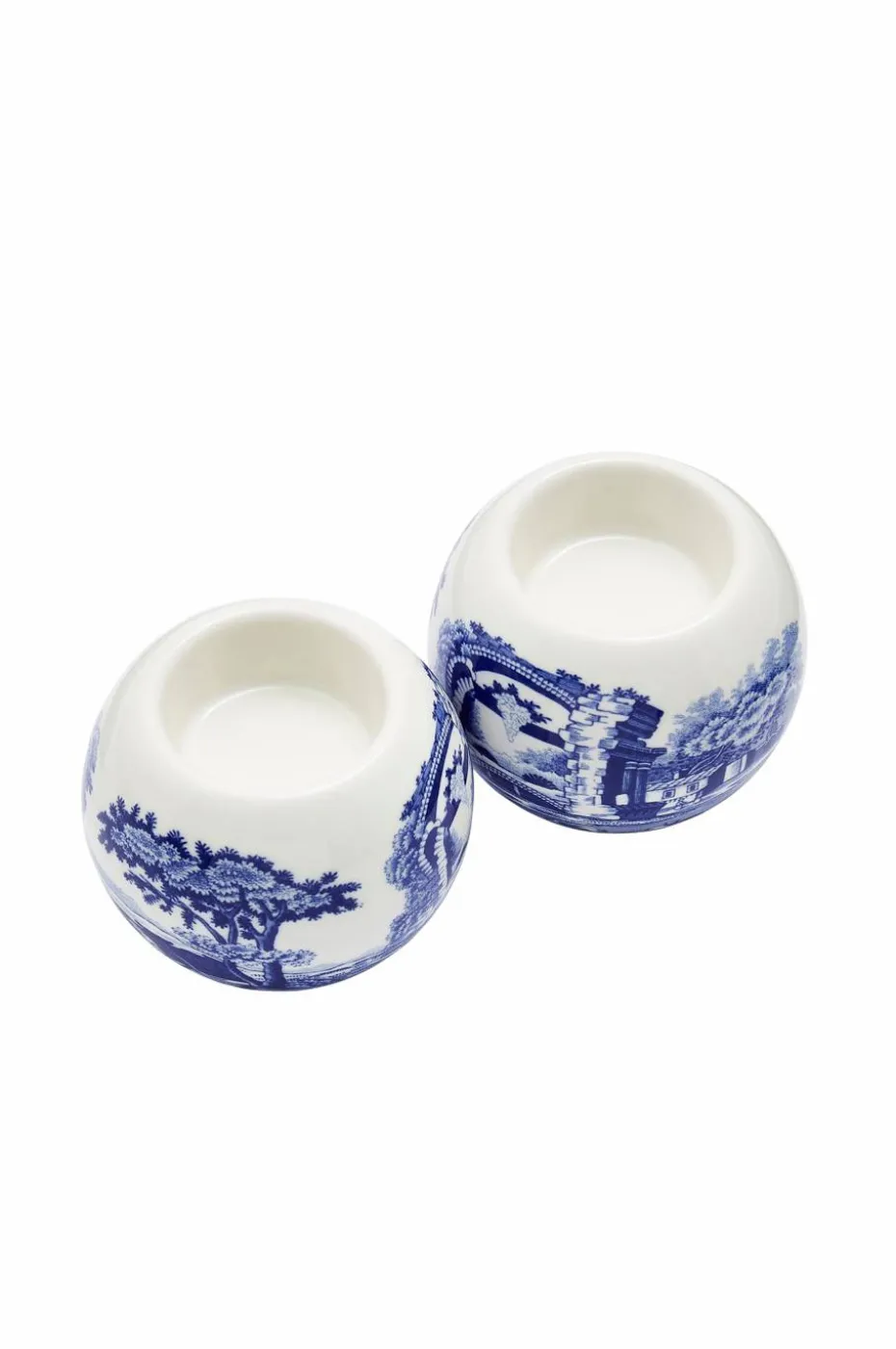 Spode Telysholdere Blue Italian 6 cm x 7,5 cm, 2-pakning