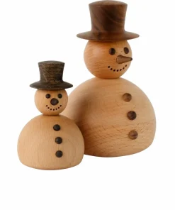 Spring Copenhagen Dekorasjon i tre The Snowman 9,4 cm