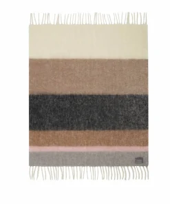 Stackelbergs Pledd Rutete mohairstripe