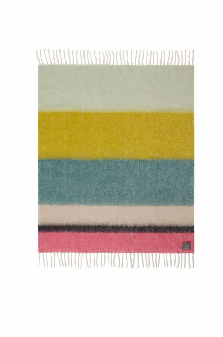 Stackelbergs Pledd Rutete mohairstripe