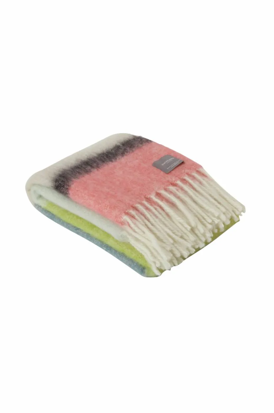 Stackelbergs Pledd Rutete mohairstripe