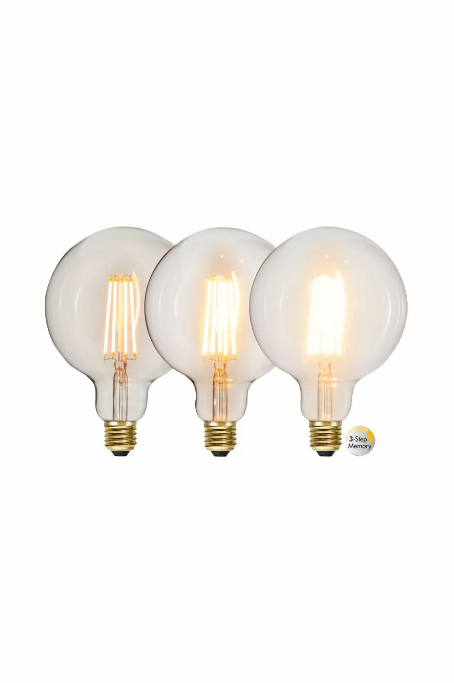 Star Trading E27 G125 Soft Glow 3-trinns