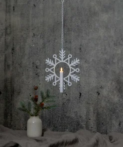 Star Trading Innendørs dekor Flamme Snow.