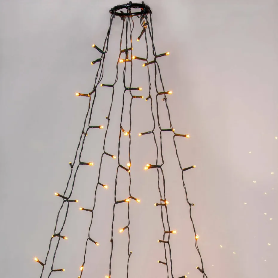 Star Trading Juletrebelysning Golden Warm White 200 cm