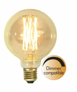 Star Trading LED-pære E27 G95 Vintage Gold