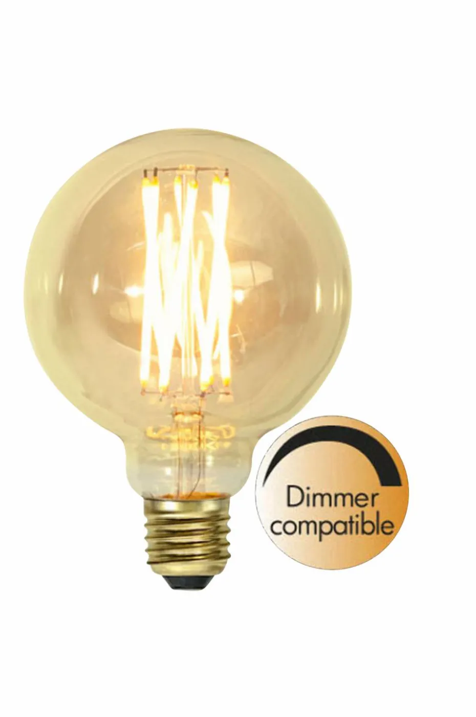 Star Trading LED-pære E27 G95 Vintage Gold
