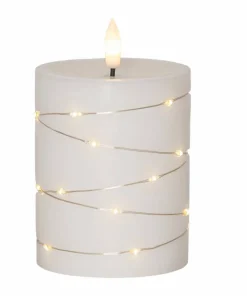 Star Trading LED-søyle stearinlys Flamme Dew 12,5cm