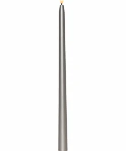 Star Trading LED-Taperlys Flamme Metal 2-p 39cm