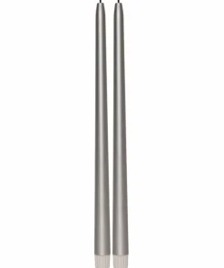 Star Trading LED-Taperlys Flamme Metal 2-p 39cm