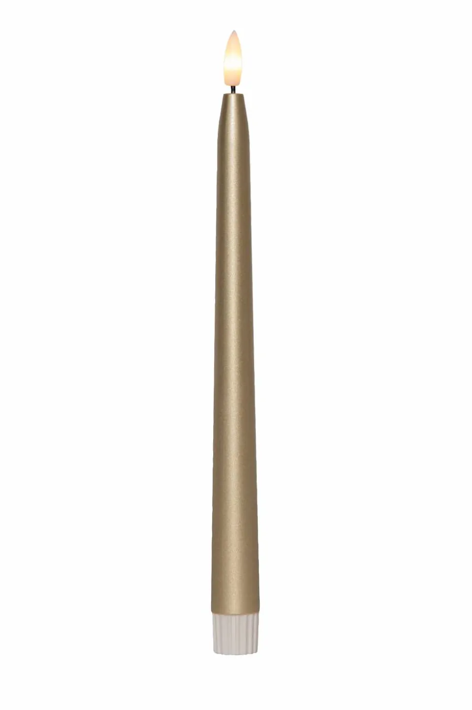 Star Trading LED-Taperlys Flamme Metal 2-p 28,5cm