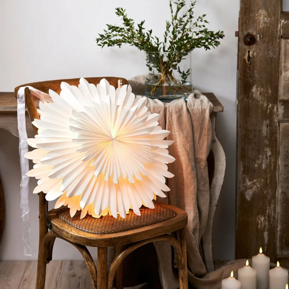 Star Trading Papirstjerne krystall 50cm