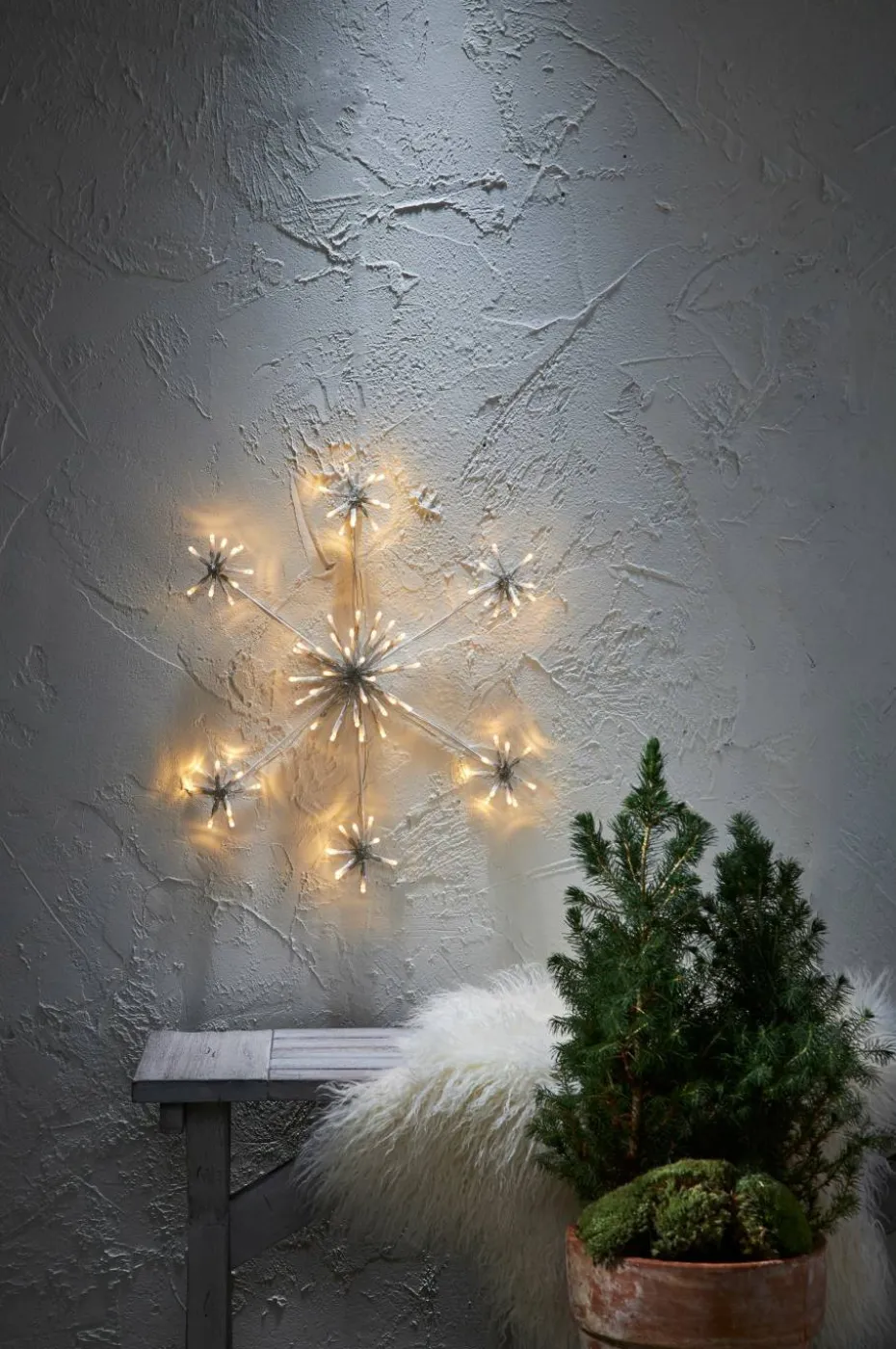Star Trading Silhuett Flower Snowflake 50 cm
