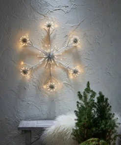 Star Trading Silhuett Flower Snowflake 60 cm