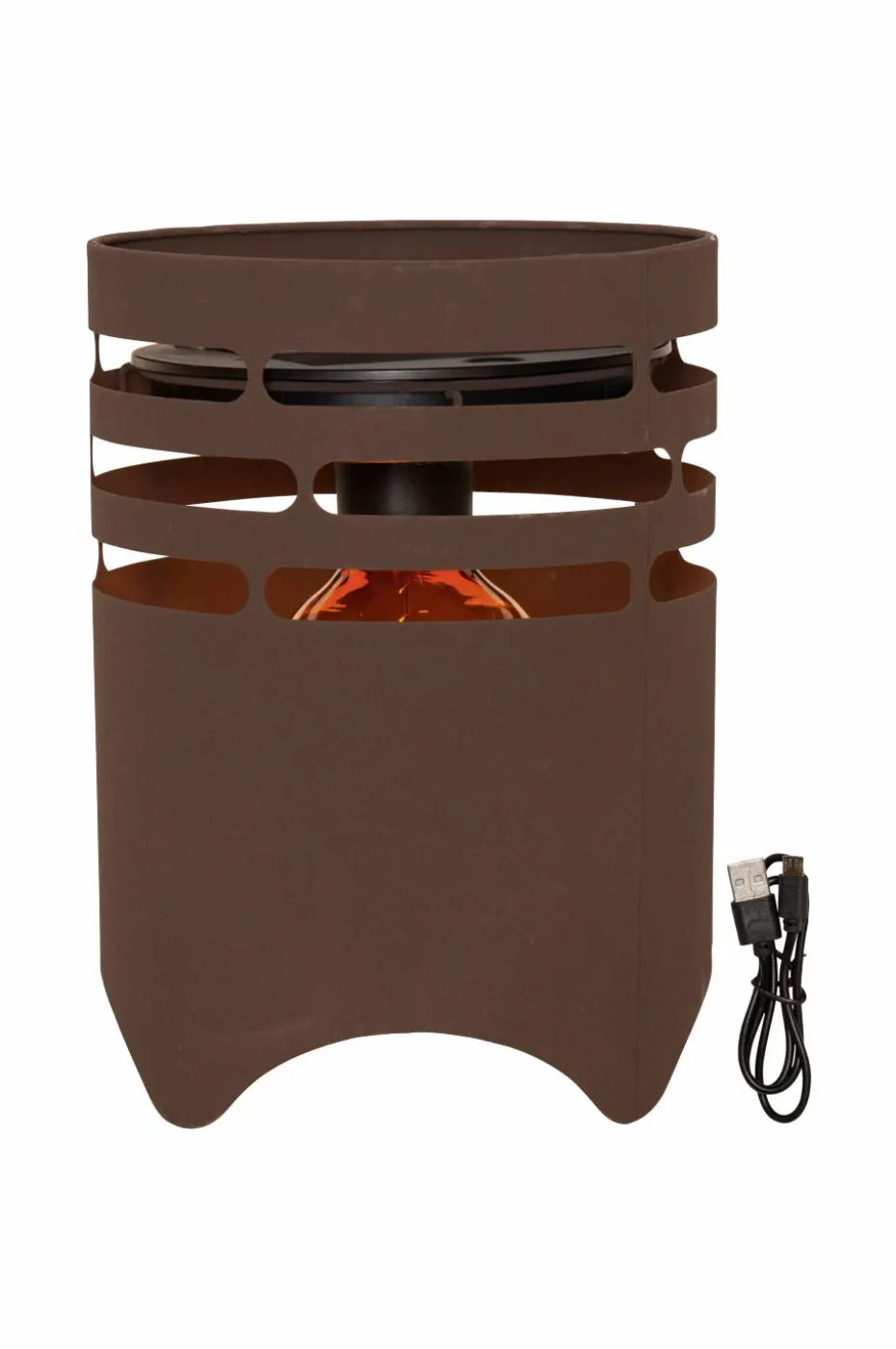 Star Trading Solcellelykt Marron 25cm