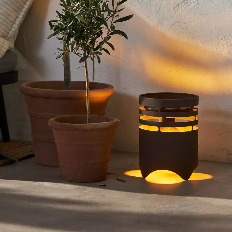 Star Trading Solcellelykt Marron 25cm