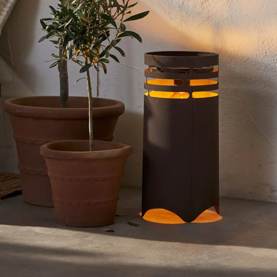 Star Trading Solcellelykt Marron 40 cm