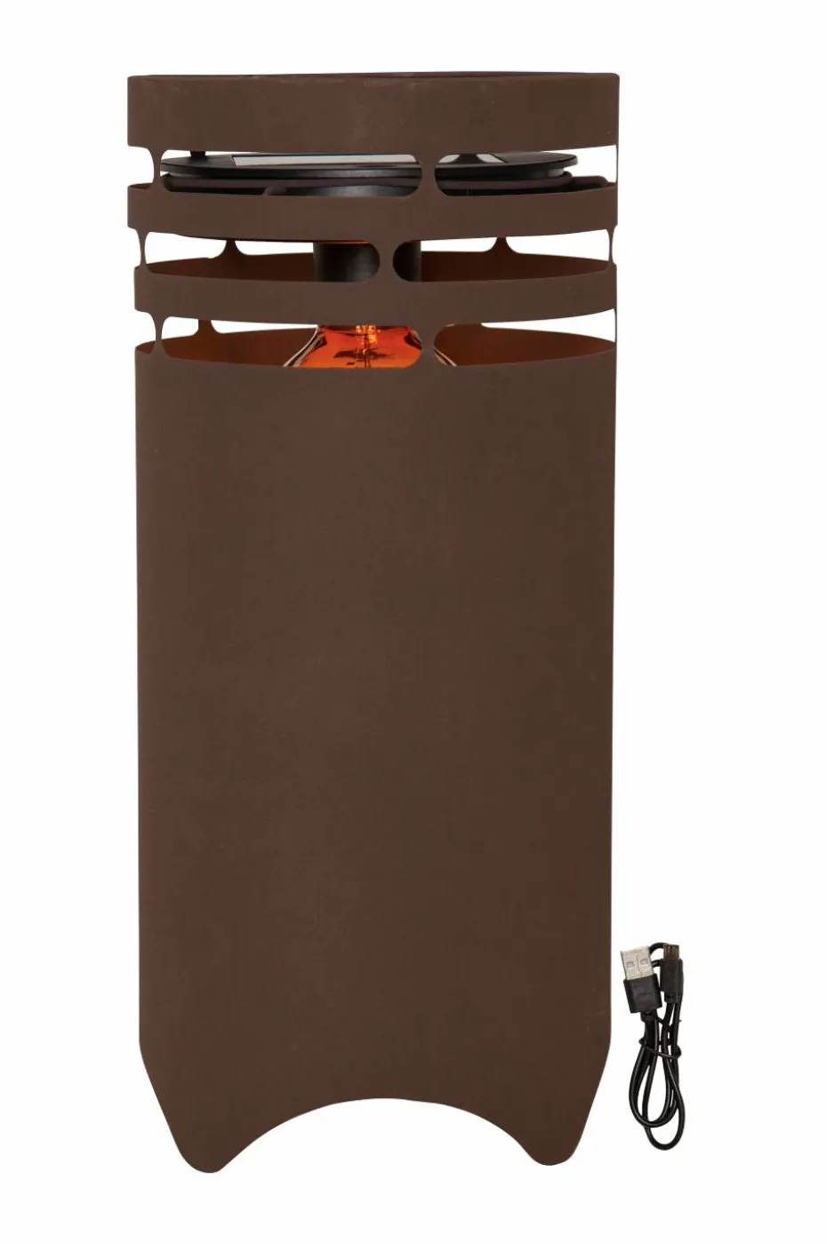 Star Trading Solcellelykt Marron 40 cm