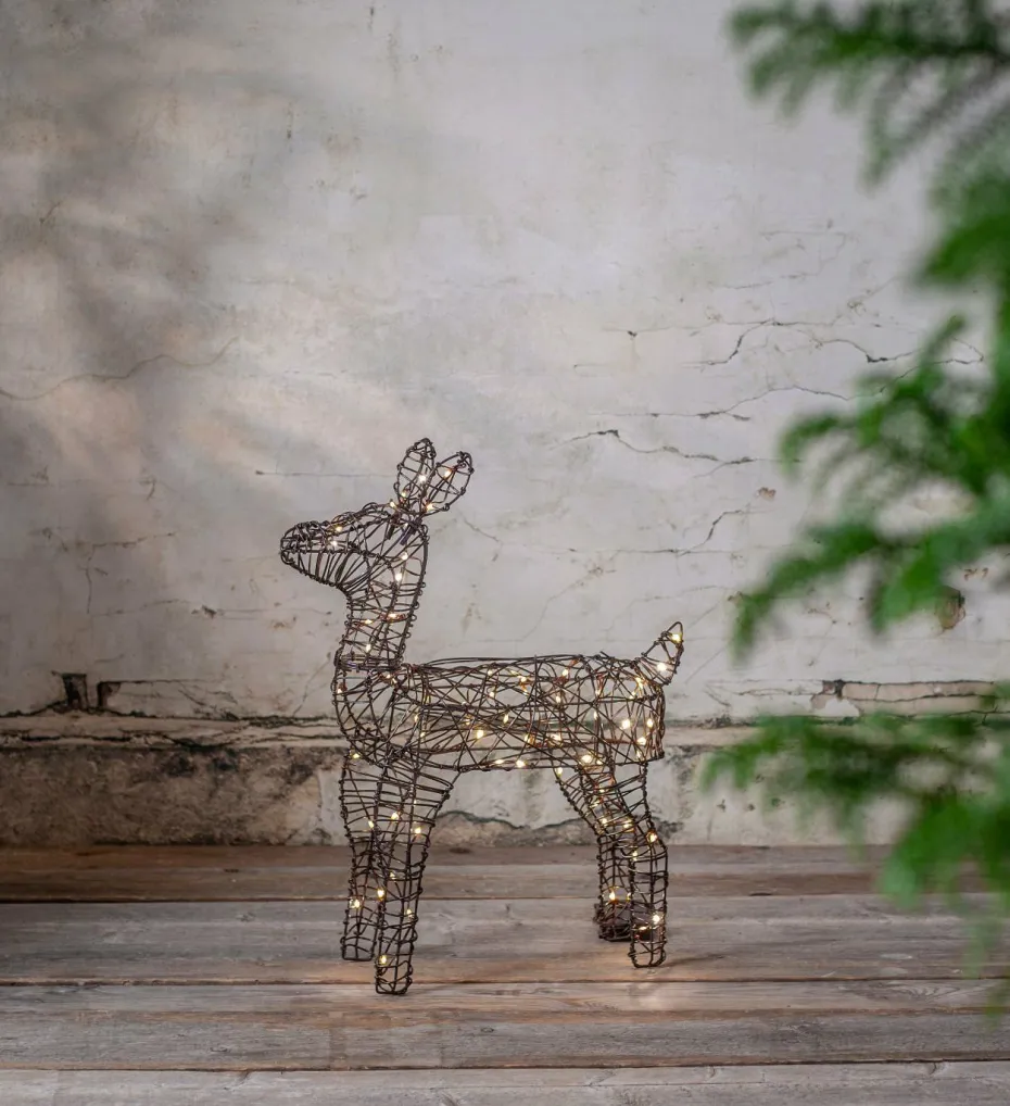 Star Trading Utendørsdekorasjon VickeDeer 60cm
