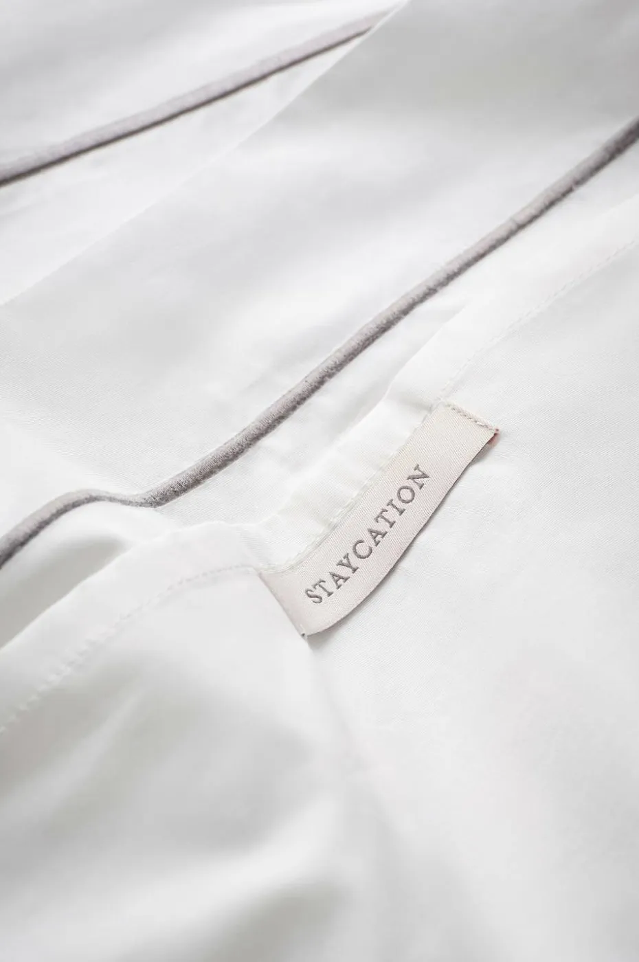 Staycation Dynetrekksett Careful Line i bomullspercale 2 eller 3 stykker