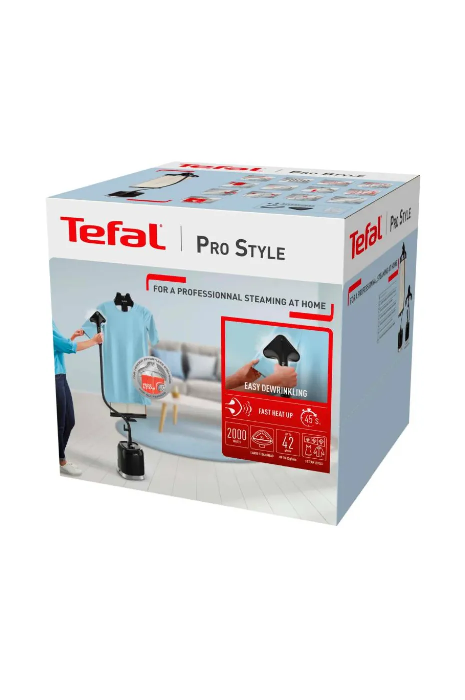 Tefal Dampbåt Pro Style Upright Garment Steamer It3480e1
