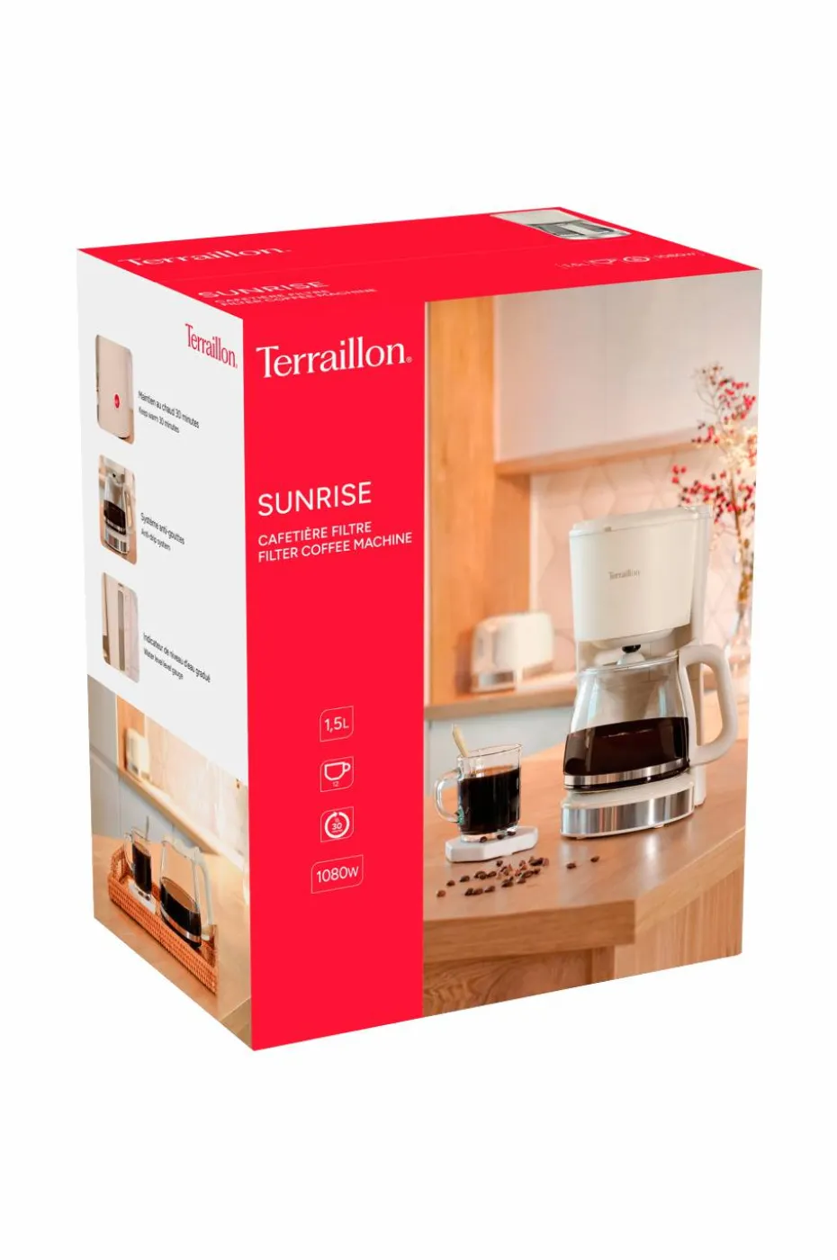 Terraillon Kaffetrakter Sunrise 1,5 L