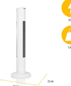 Tristar Søylevifte med timer