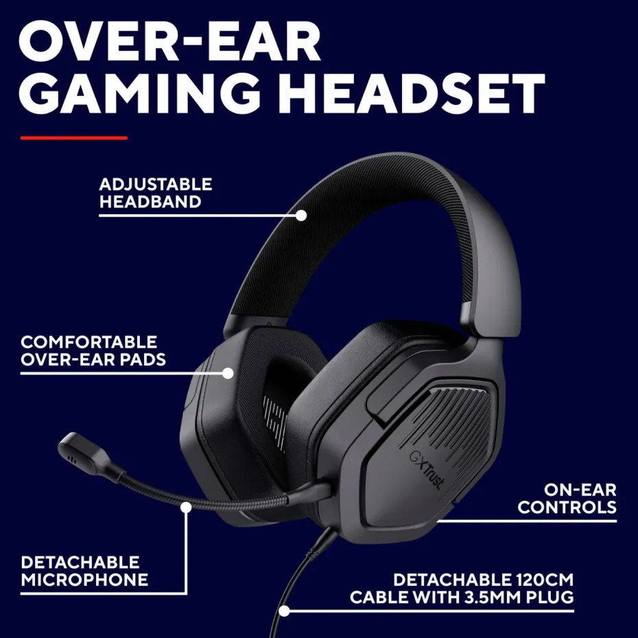 Trust Gaming-headset GXT 492SM Carus Superman