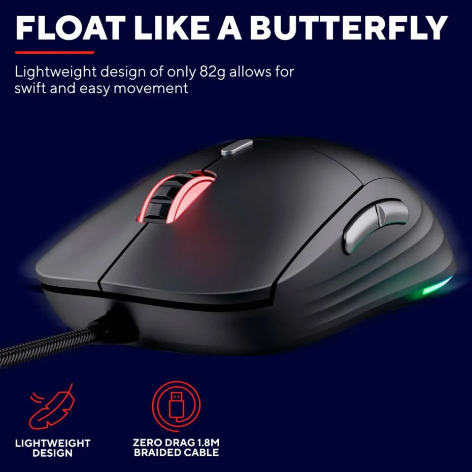 Trust Gaming-mus Gxt 925 Redex II Lightweight