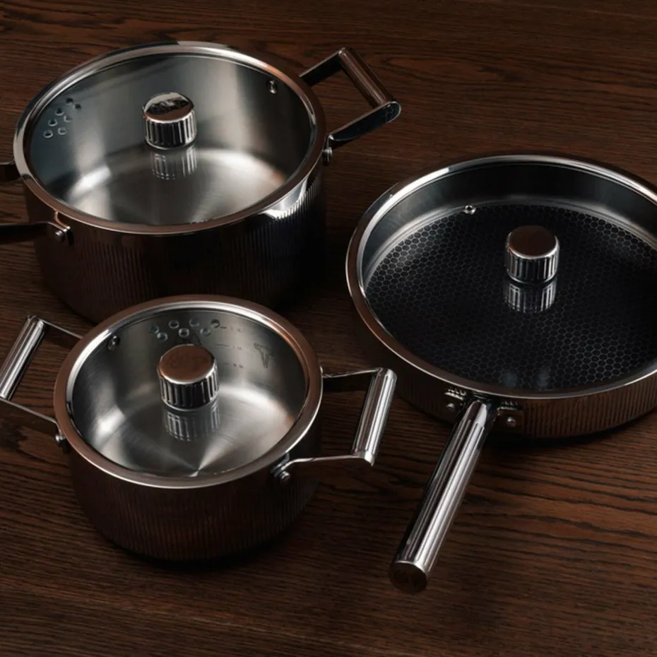 Vargen & Thor Kasserollesett Glima 1 sett 3 pcs