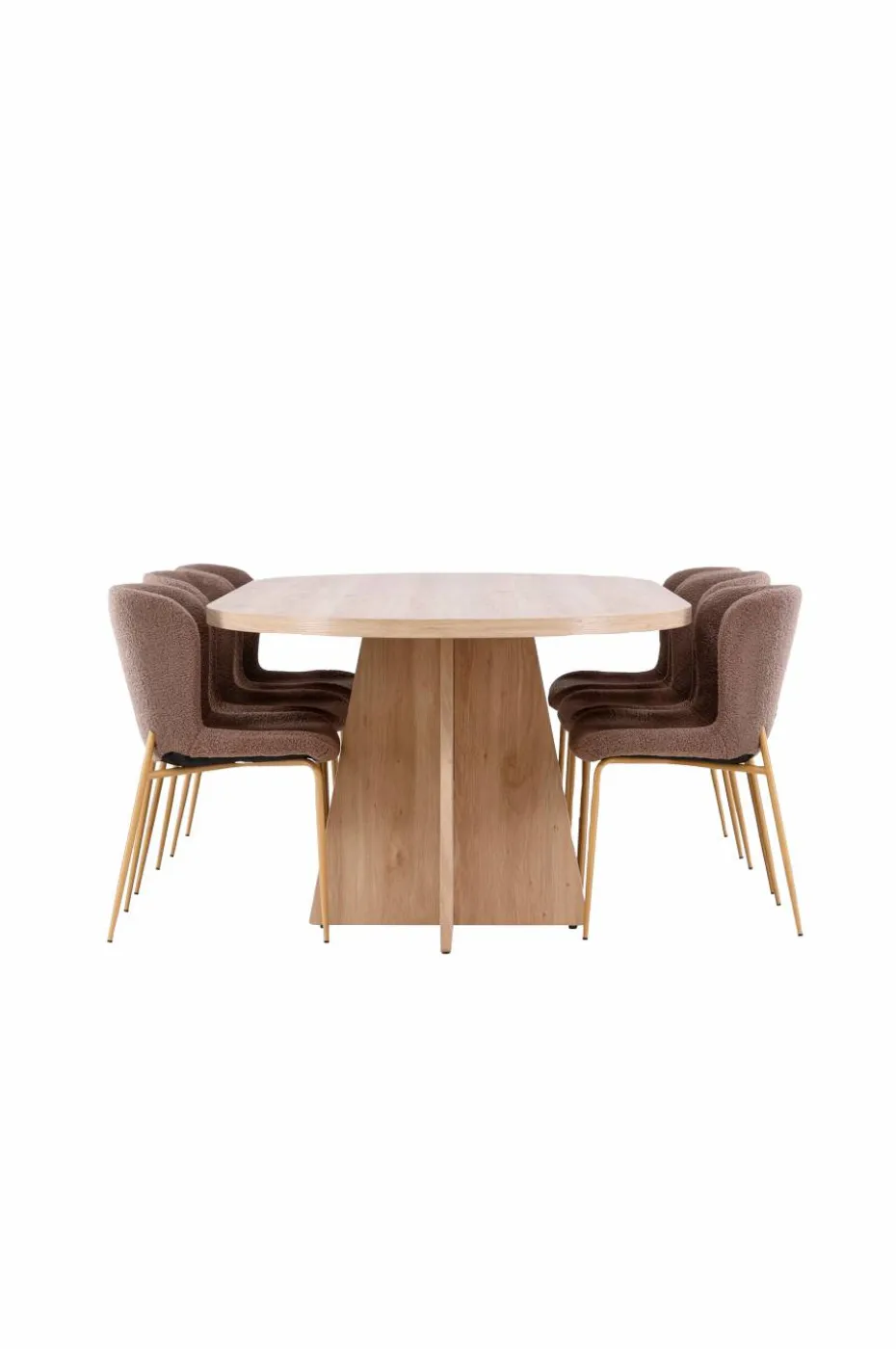 Venture Home Bootcut spisebord med Modesto spisestol