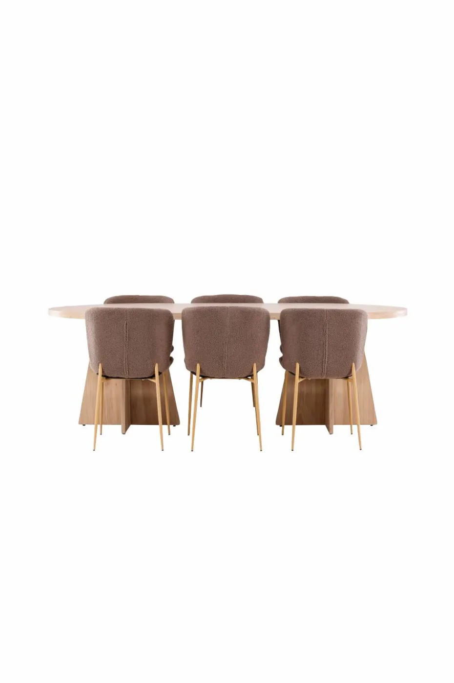 Venture Home Bootcut spisebord med Modesto spisestol