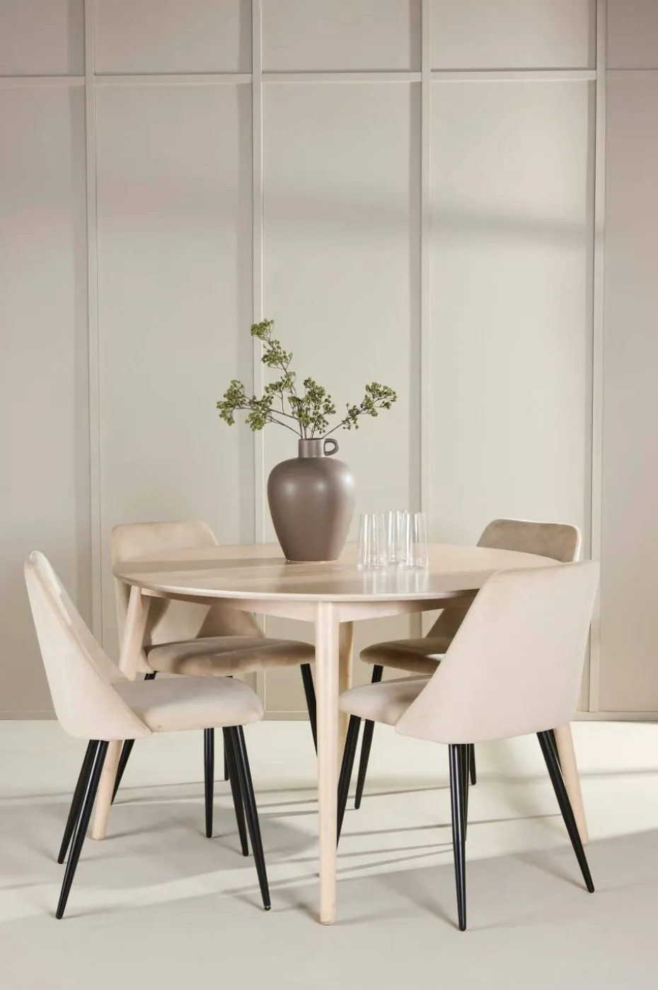 Venture Home Spisebord Flora med stol Night
