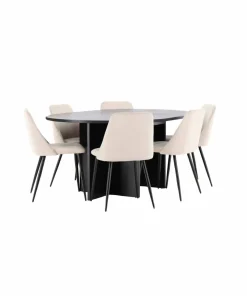 Venture Home Spisebord Strada med stol Night
