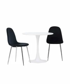 Venture Home Spisegruppe Hamden med 2 stk stoler Polar