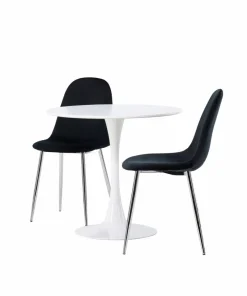Venture Home Spisegruppe Hamden med 2 stk stoler Polar
