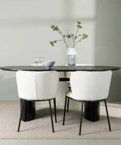 Venture Home Spisegruppe Isolde med 4 stk stoler Edina