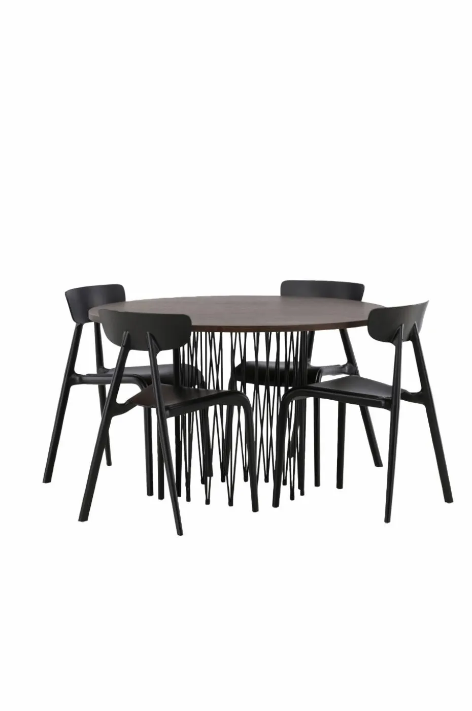 Venture Home Spisegruppe Stone med 4 stk stoler Ursholmen