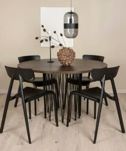 Venture Home Spisegruppe Stone med 4 stk stoler Ursholmen