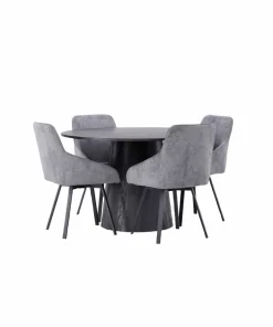 Venture Home Spisegruppe Lanzo med 4 stk stoler Rosie