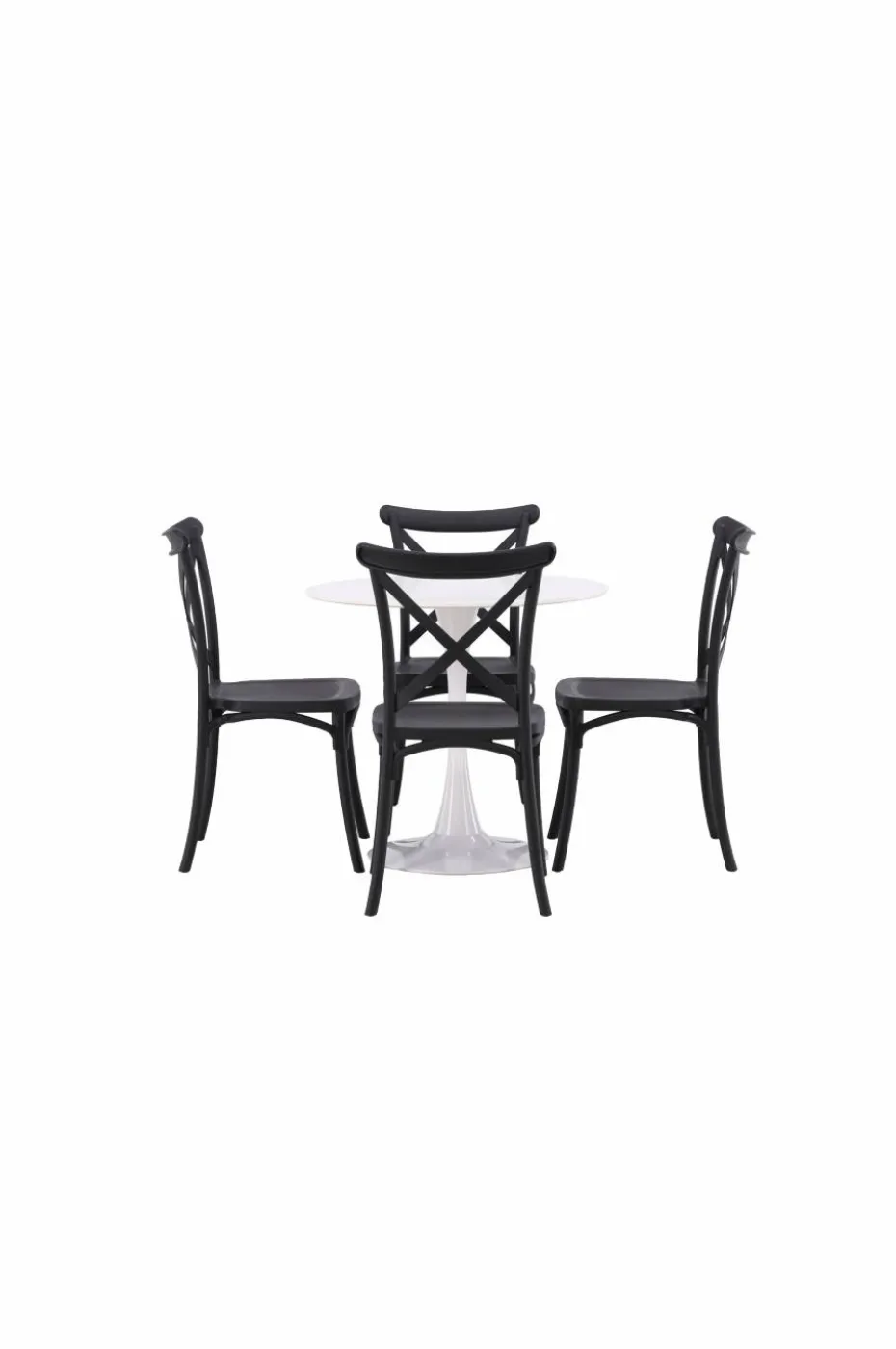 Venture Home Spisegruppe Hamden med 4 stk stoler Crosett