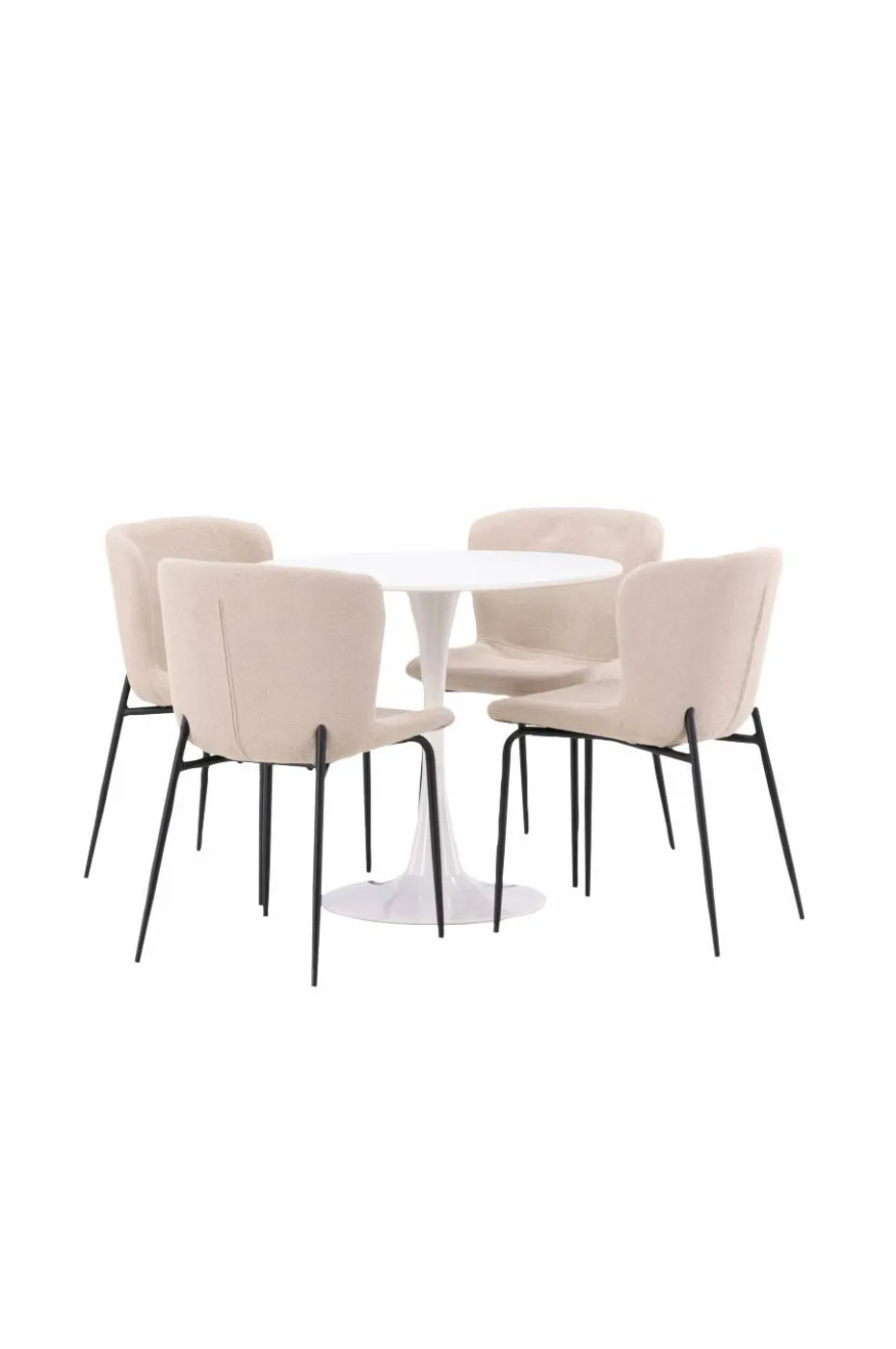 Venture Home Spisegruppe Hamden med 4 stk stoler Modesto