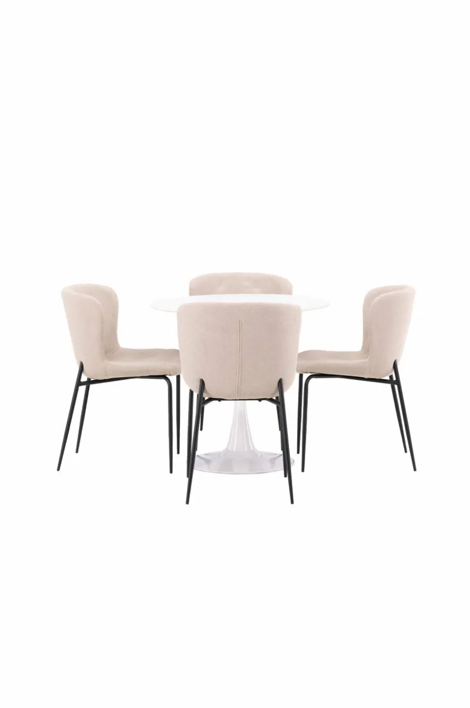 Venture Home Spisegruppe Hamden med 4 stk stoler Modesto