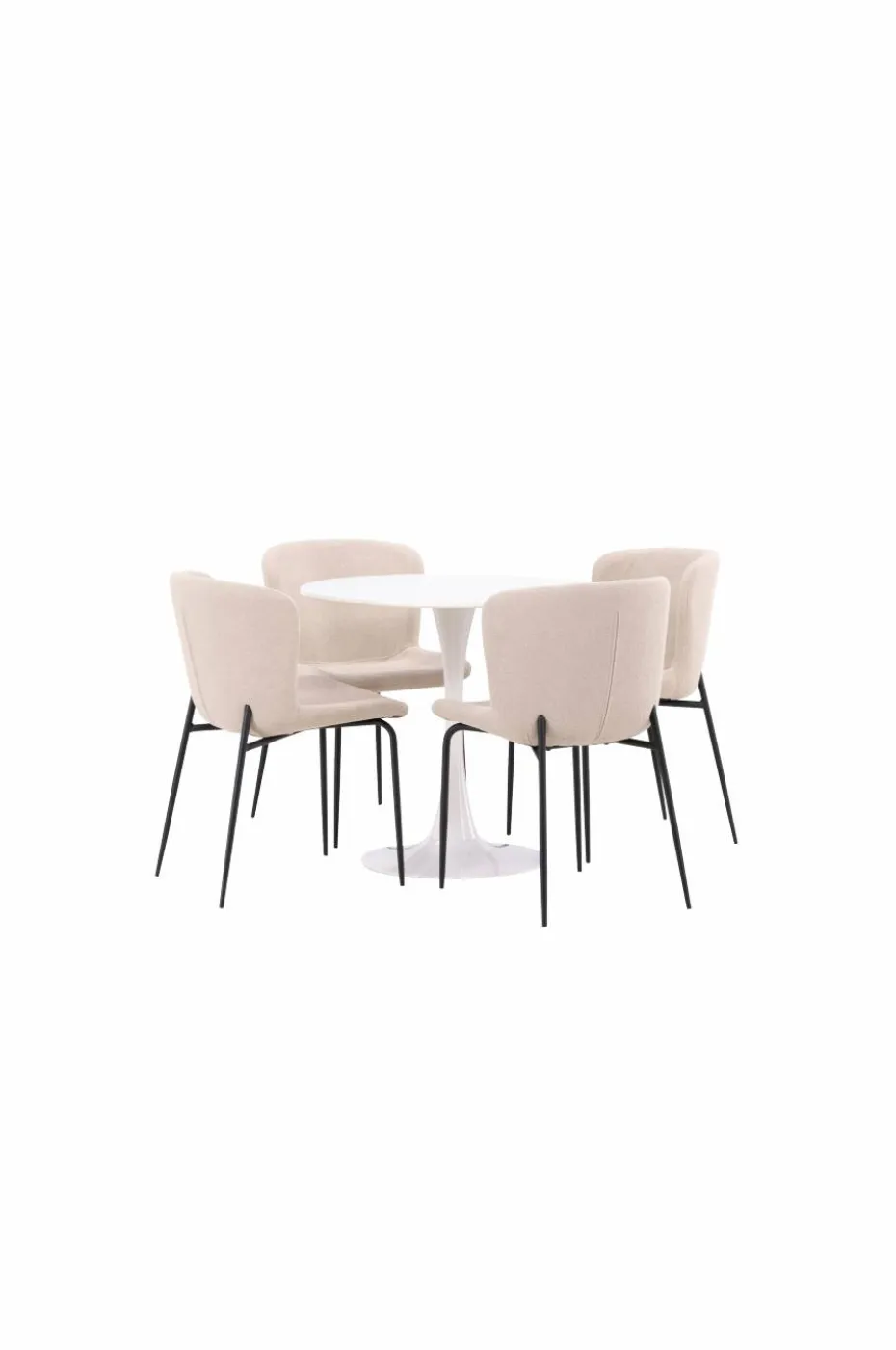 Venture Home Spisegruppe Hamden med 4 stk stoler Modesto