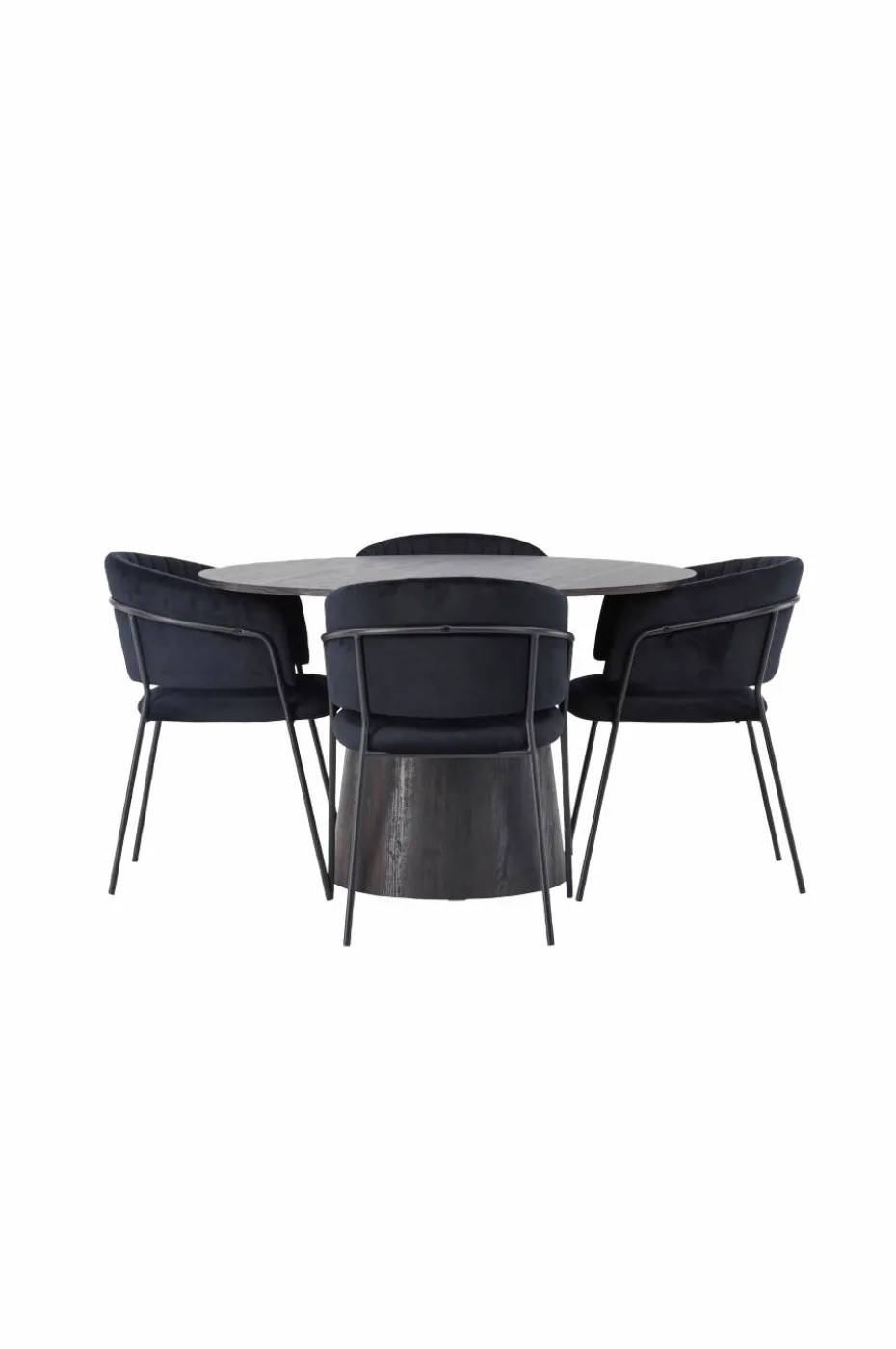 Venture Home Spisegruppe Lanzo med 4 stk stoler Selma