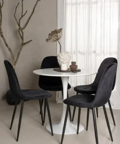 Venture Home Spisegruppe Hamden med 4 stk stoler Polar